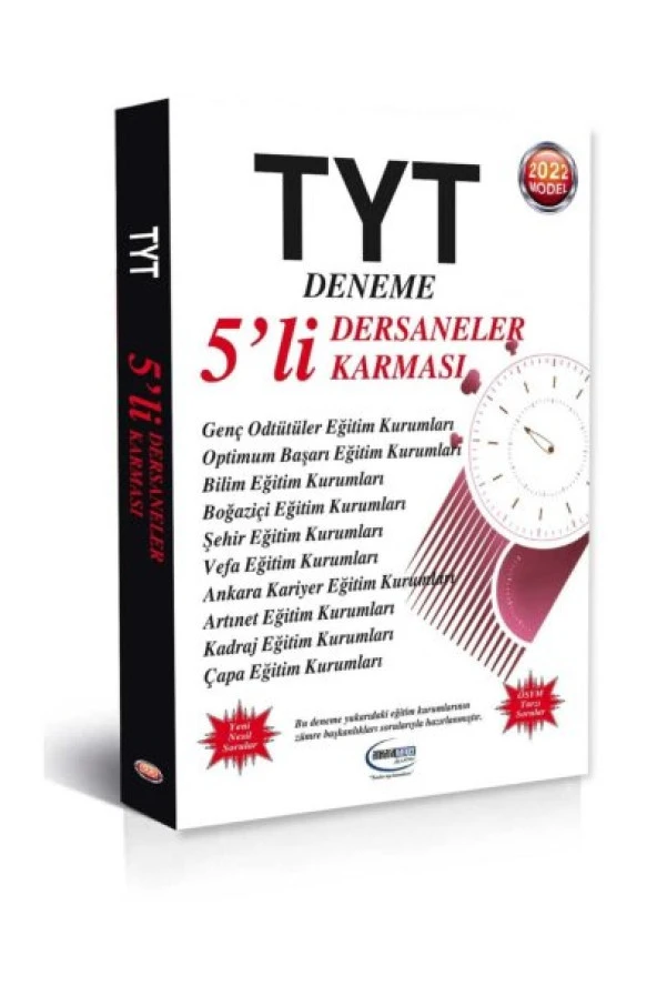 2022 TYT 5`li Dersaneler Karması Deneme Ankara Kariyer Akademi