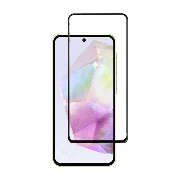 Samsung Galaxy A35 Uyumlu 9H Seramik Fiber Nano Kırılmaz Ekran Koruyucu - Resim 2