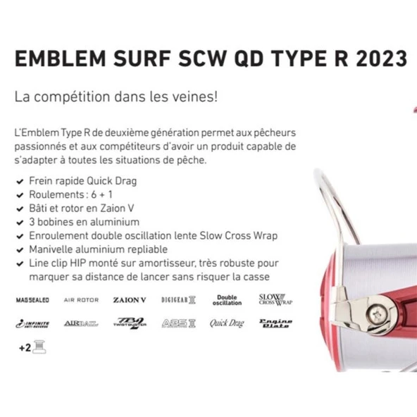 Daiwa Emblem 45 Scw Qd Type-R Surf Olta Makinesi - 8