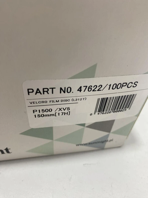 Sunmight 47622 Delikli Su Zımpara 1500 Kum 15cm (100 Adet) - 3