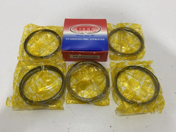 C.T.I. Piston Segman Seti 79,5x2x2,3 mm (1 Paket) - 2