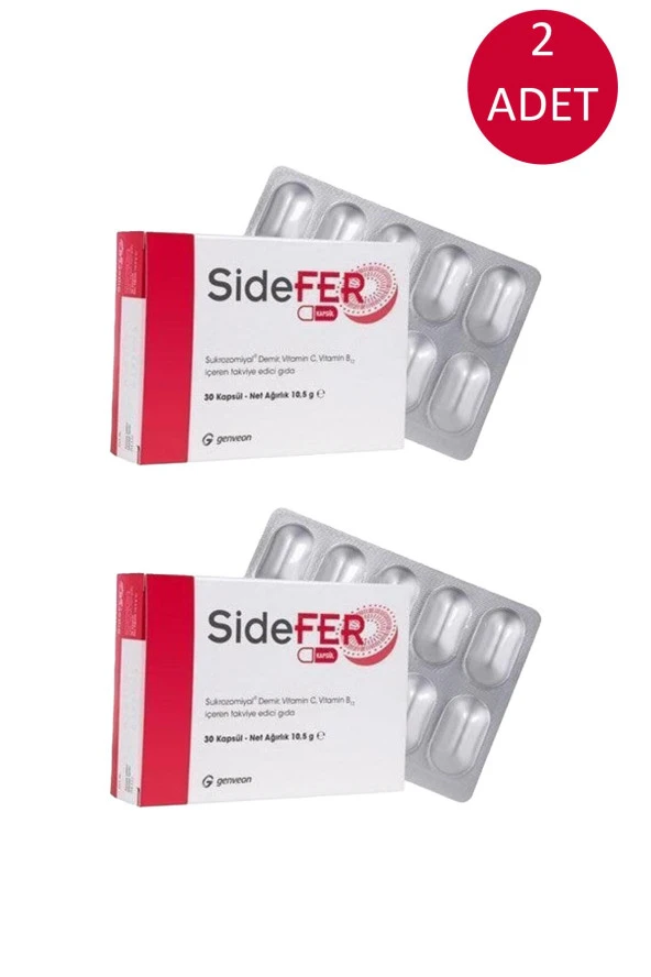Sidefer 30 Kapsül x 2 Adet - Resim 2