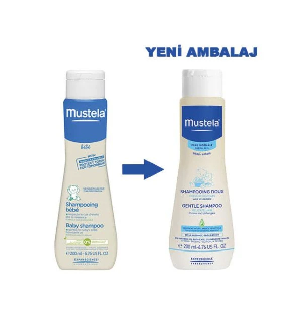 Mustela Gentle Bebek Şampuanı 200 ml ürün görseli 1
