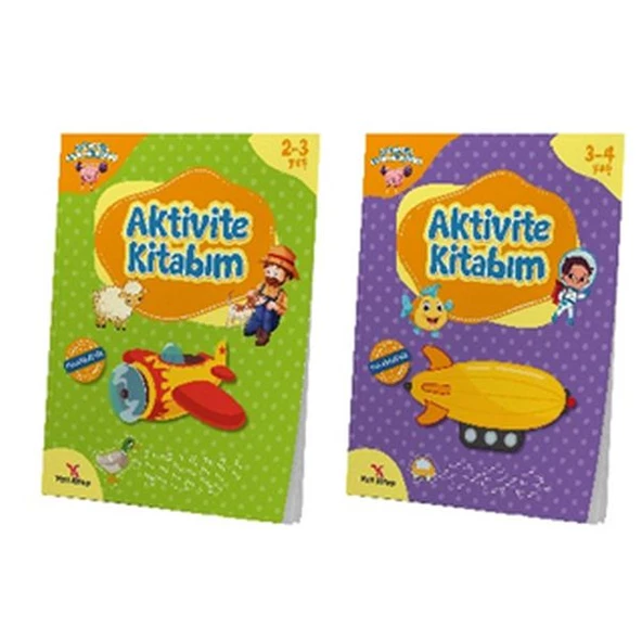 2-4 Yaş Aktivite Kitabım Evde Etkinlik Seti