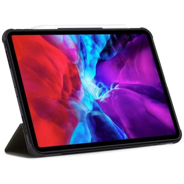 Apple iPad Pro 11'' (2022 / 2021 / 2020 / 2018) Kılıf, Spigen Rugged Armor Pro Gunmetal - 3