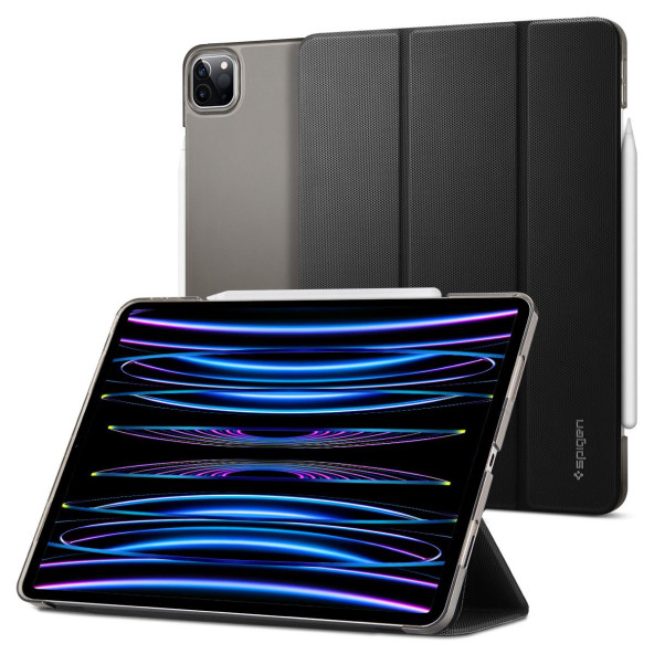 iPad Pro 11' (2022 / 2021) Kılıf, Spigen Liquid Air Folio Black ACS05466