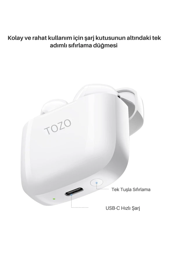 Fuchsia  A33 Çağrı Gürültü Engelleyici Özellikli  Bluetooth 5.3  TWS Kulaklık - Resim 7