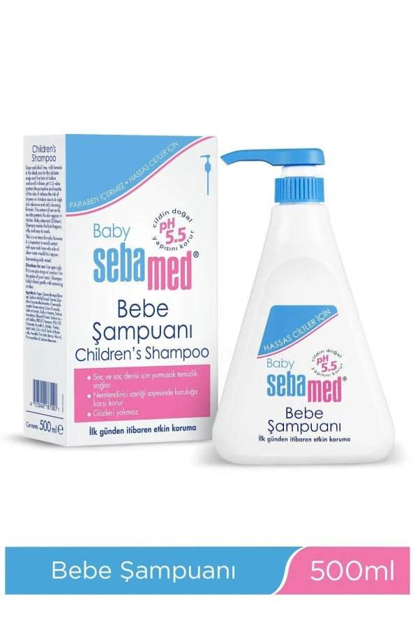 Sebamed Bebek Şampuanı Ekonomik Boy 500 Ml Pompalı