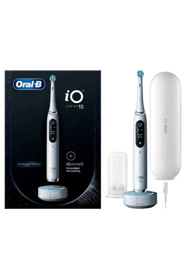 ORALB iO 10 Şarjlı Diş Fırçası - Stardust Beyaz