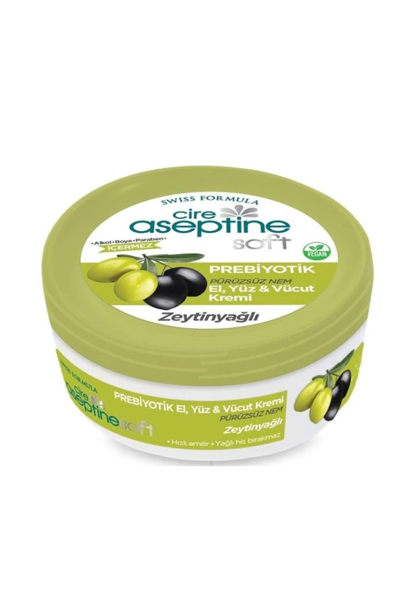 Cire Aseptine Soft Prebiyotik Zeytinyağlı Krem 100 ml