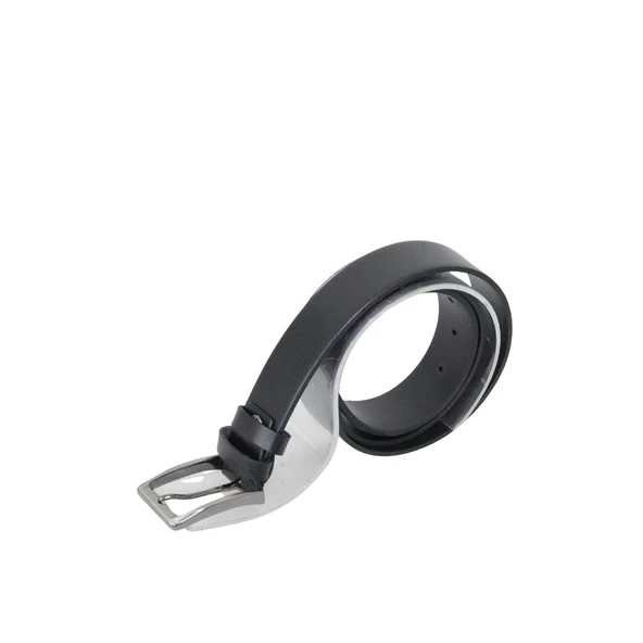 Guard Siyah Klasik & Spor Deri Erkek Kemeri - 3,5 Cm - Resim 2