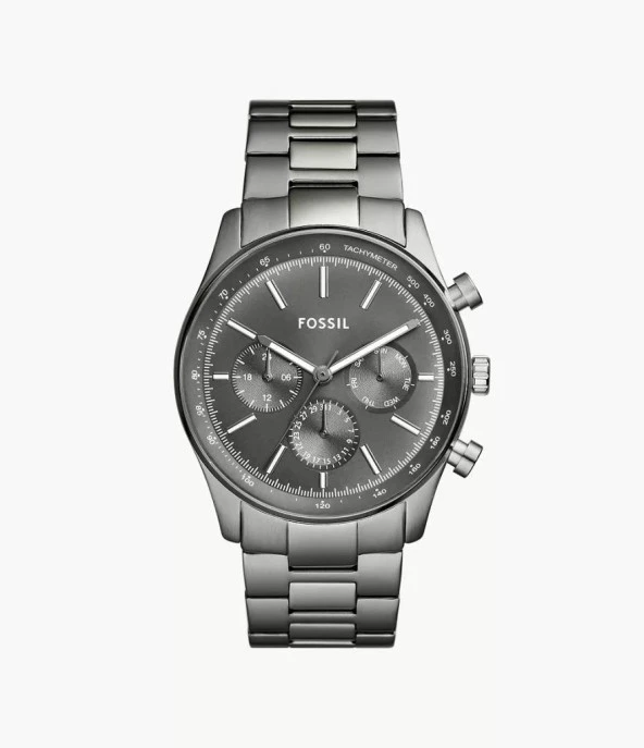 FOSSIL FBQ2854 FÜME İYON KAPLAMA ERKEK KOL SAATİ