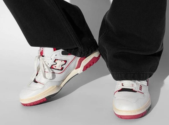 NEW BALANCE BB 550 VGA Beyaz Spor Ayakkabısı - 5