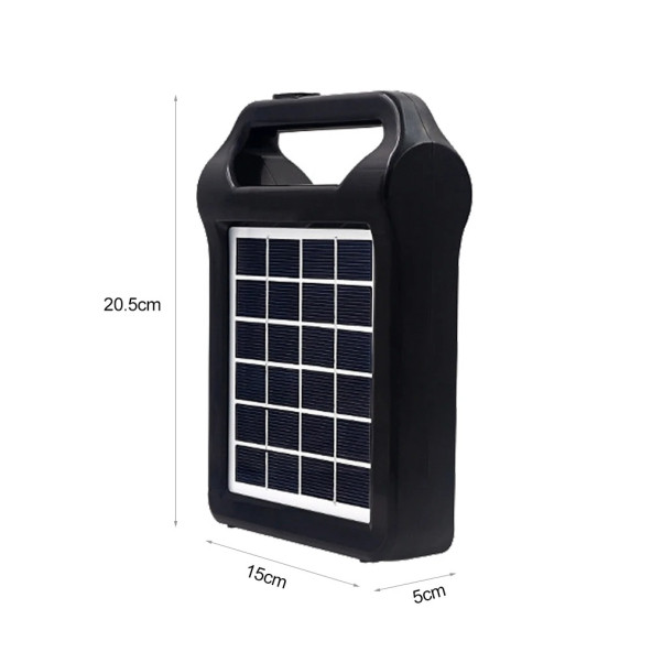 TechTic Kamp Lambası Solar El Feneri Güneş Enerjili Kamp Feneri Şarjlı Powerbank Kamp Çadır Lambası - 7