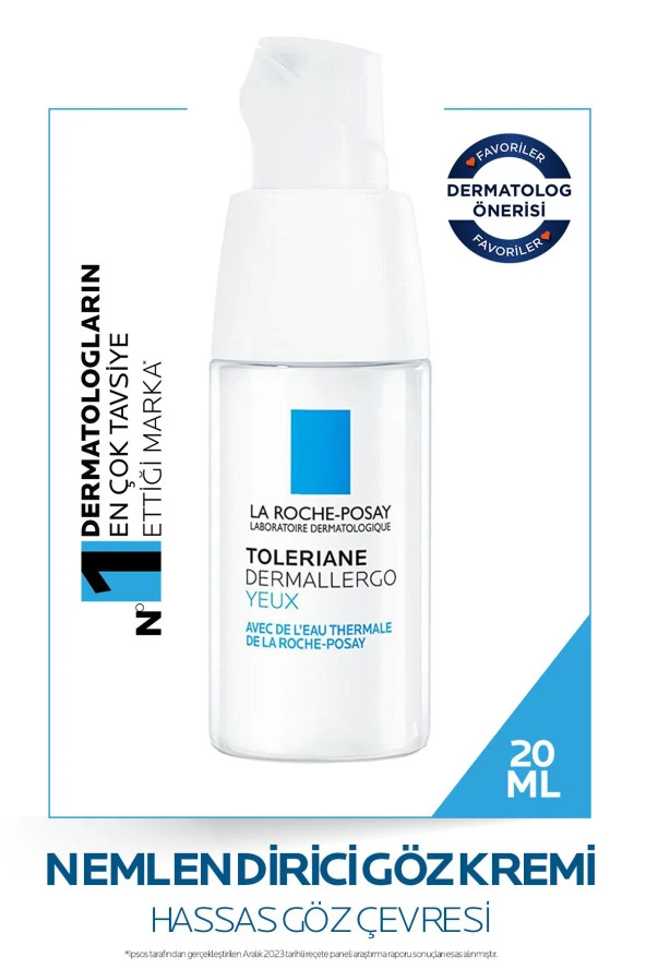La Roche Posay Toleriane Dermallergo Hassas Göz Çevresi Nemlendirici Bakım Kremi 20ml