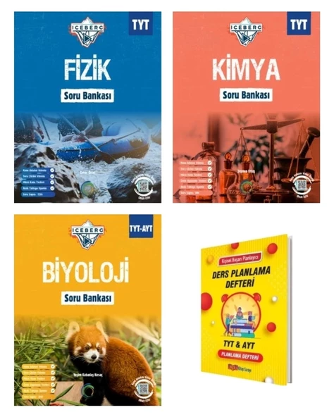 TYT IceBerg Fizik Kimya ve Biyoloji Soru Bankası