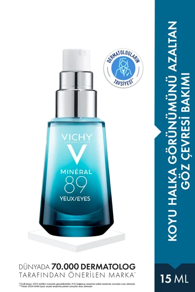 Mineral 89 15ml göz Çevresi Nemlendirici