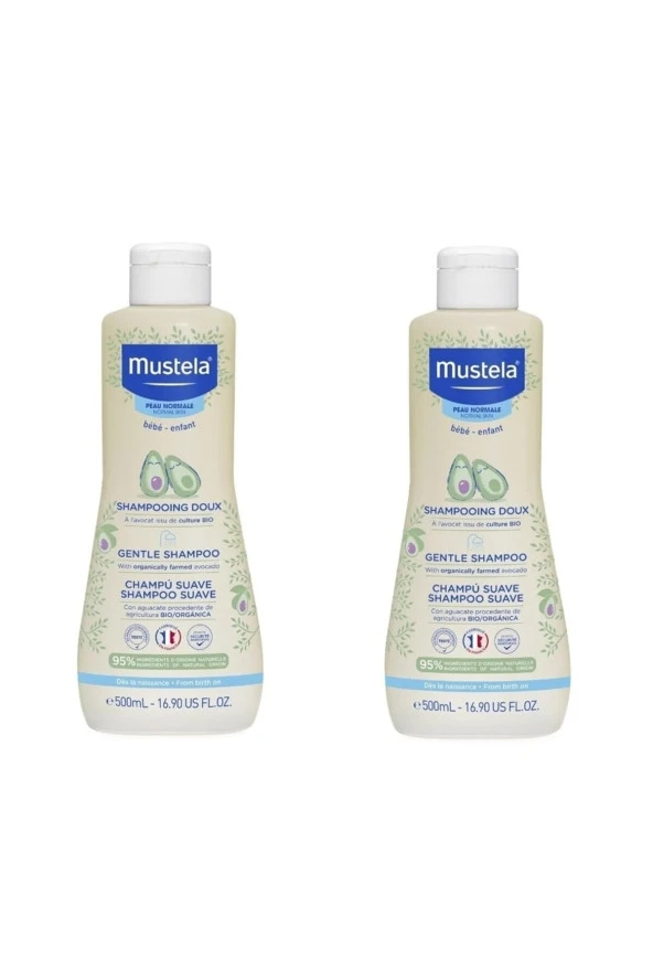 Mustela Gentle Shampoo 500 Ml X2 Adet