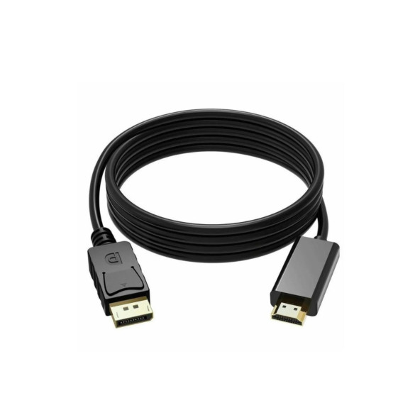 Displayport To Hdmi Kablo Display Port Çevirici Dönüştürücü 1.8 M