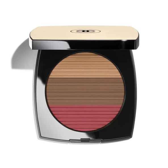 Chanel Les Beiges Healty Glow Sun-Kissed Pudra - Deep Rose Gold