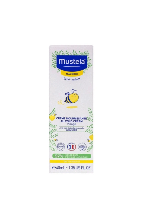 Mustela Nourishing Cream With Cold Cream 40 ml Çok Kuru Ciltler İçin Besleyici Yüz Kremi Mus2869