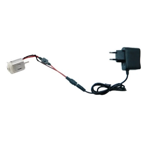 Adaptörlü Motor Pervane Anahtar Soketli Elektrik Deney Seti - Öğrenci Elektrik Devresi - Resim 3