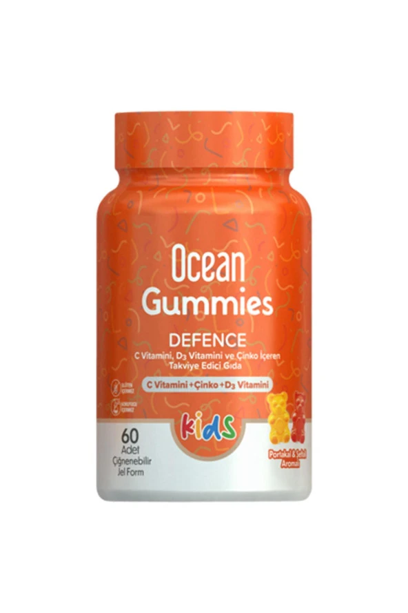 Ocean Gummies Defence 60 Adet Çiğnenebilir Form ürün görseli