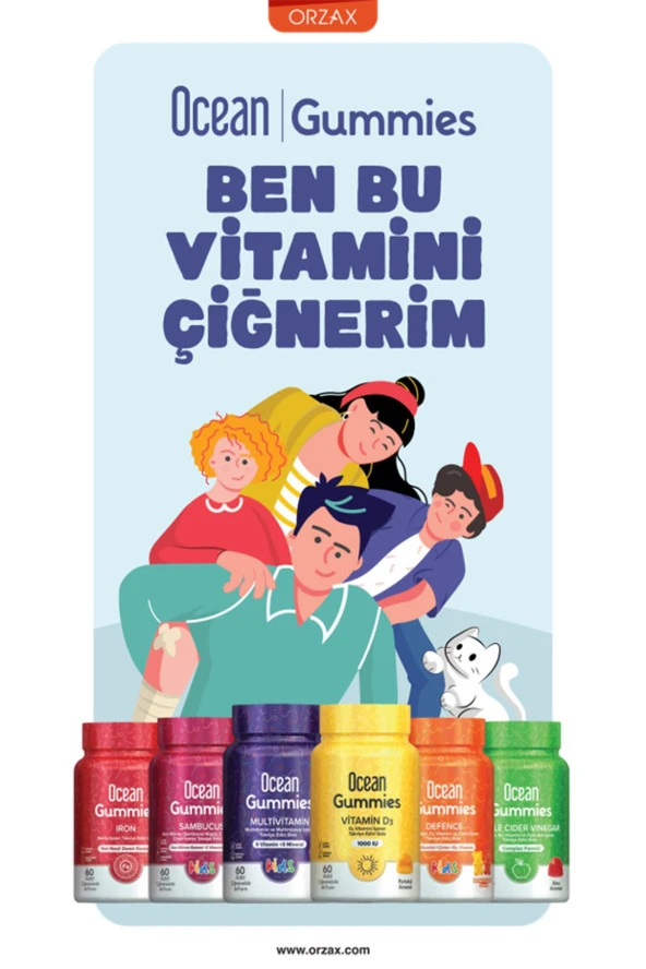 Ocean Gummies Defence 60 Adet Çiğnenebilir Form - Resim 2