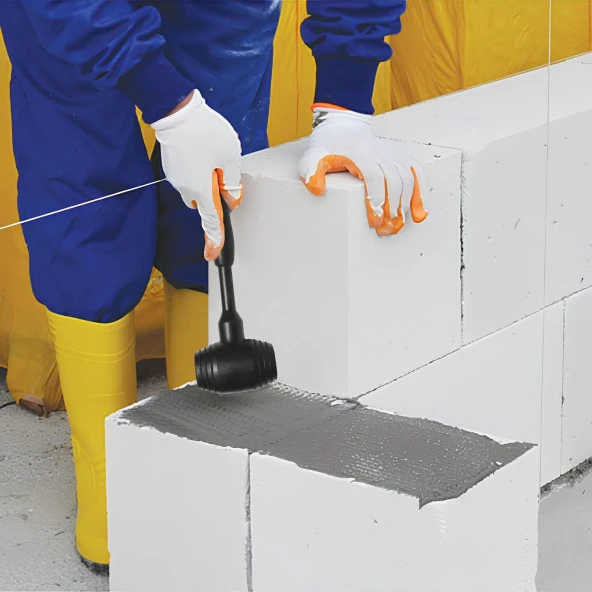 Kaucuk Tokmak Fayans Fayansçı Tokmağı Çekiç Seramik Karo Döşeme Parke Tadilat 50 lik Siyah - 4