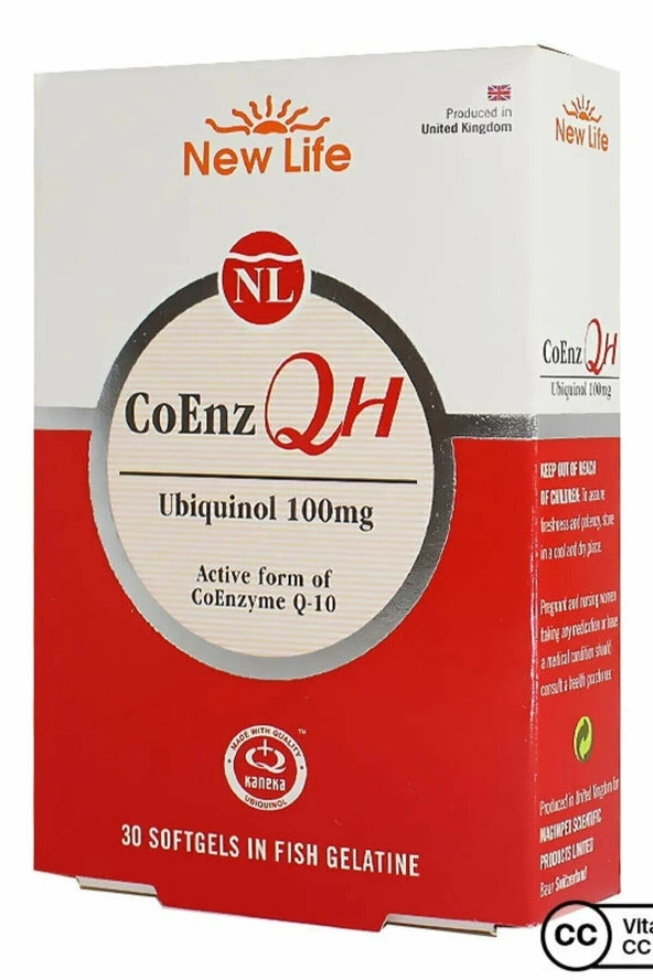 New Life Coenz Qh Ubiquinol 30 Kapsül