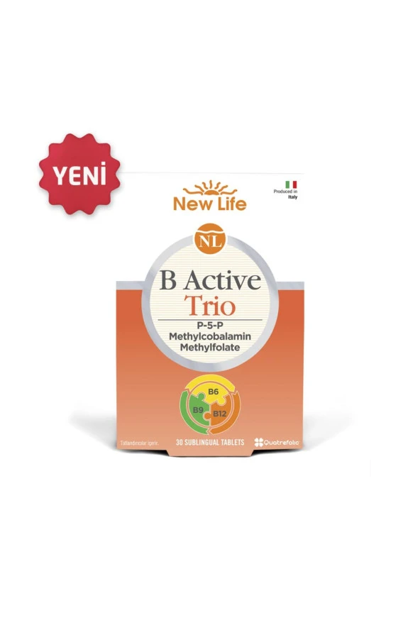 New Life Newlife B Active Trio 30 Kapsül