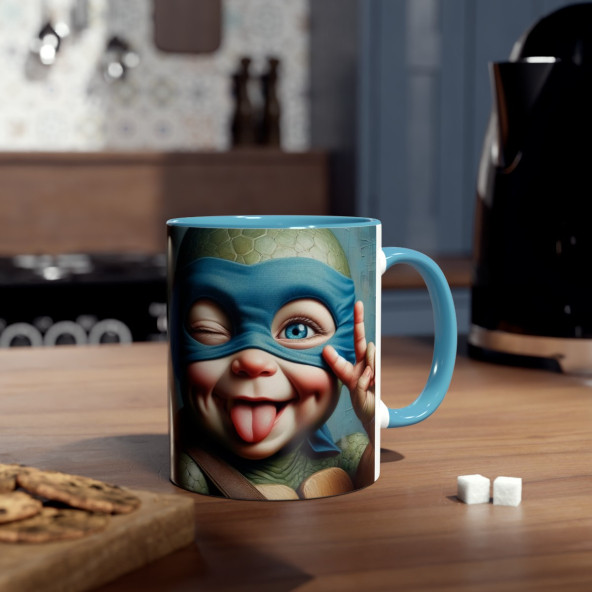 Bebek Leonardo Baskılı Kupa Bardak - 6