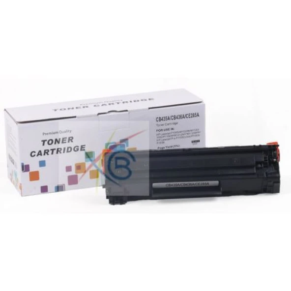 Muadil Toner Universal CE285A/435A/436A SİYAH ÇİPLİ