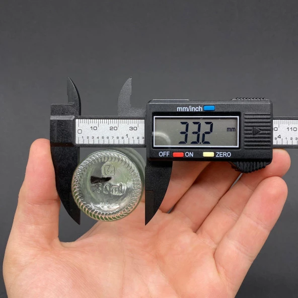 30 cc Fırçalı Cam  Şişe - Şeffaf - 30 ml Boş Oje Şişesi  x 3 Adet - Resim 2