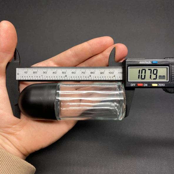 50 cc Roll-on Cam  Şişe - Şeffaf - 50 ml Cam Deodorant Şişesi  x 3 Adet - Resim 4