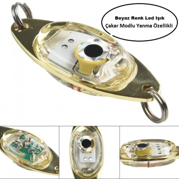 Rapala Lures Turna Kaşığı Led Işık Yapay Yem Arkası Flaşör Led 2 Adet 10 gr 5cm - 2