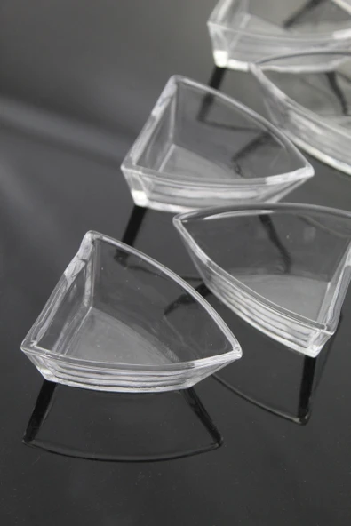 Paşabahçe Kristal El İmalatı 6 lı Sos Kasesi 24287 1031233 - Resim 4