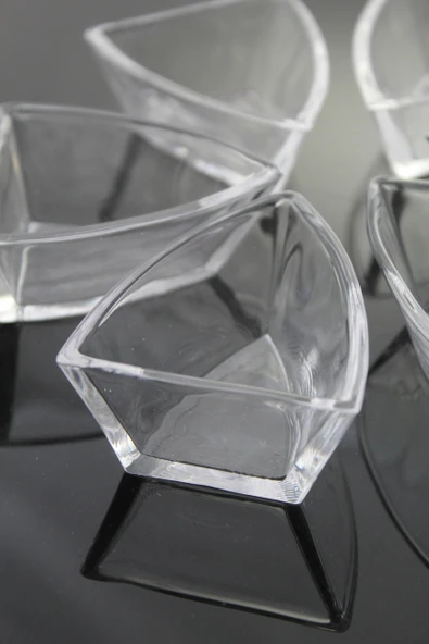 Paşabahçe Kristal El İmalatı 6 lı Sos Kasesi 24287 1031233 - Resim 3