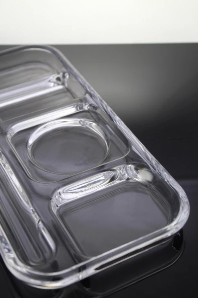 Paşabahçe El İmalatı Kristal 5 Bölmeli Çerezlik 1041558 24317 - 2