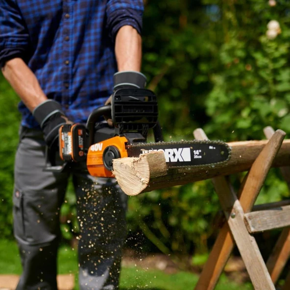 WORX WA0150 35CM 14’’ WG384E Şarjlı Zincirli Testere İçin Yedek Pala - 4