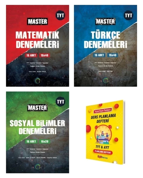 TYT Master Matematik Türkçe ve Sosyal Bilimler Eşit Ağırlık Sözel Deneme Seti