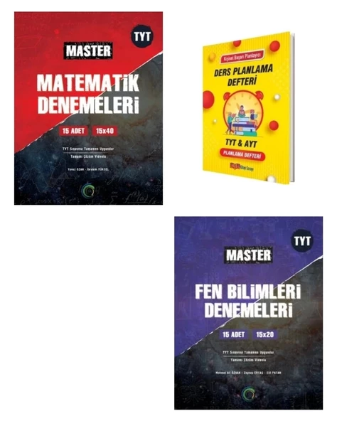 TYT Master Matematik ve Fen Bilimleri Branş Denemeleri