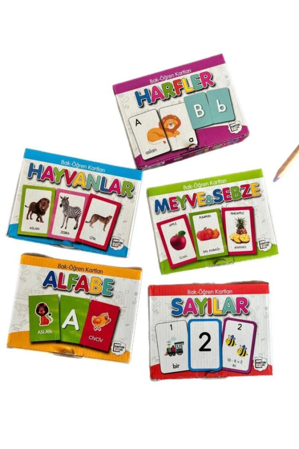 Karatay Yayınları Bak Öğren Kartları Meyve Sebze - 2