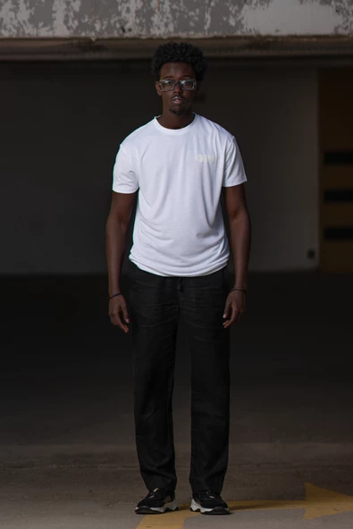 Bisiklet Yaka Modal Kumaş Yarı Oversize (Hafif Geniş Model) T-shirt - 9