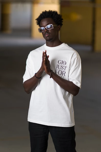 Bisiklet Yaka %100 Pamuklu Baskılı Oversize (Geniş Model) T-shirt - Resim 10