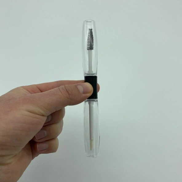 Kaş Kirpik Serum Şişesi Çift Taraflı  , Lipgloss ve Maskara Şişesi , 10ml+10 ml  x 1 Adet - 2