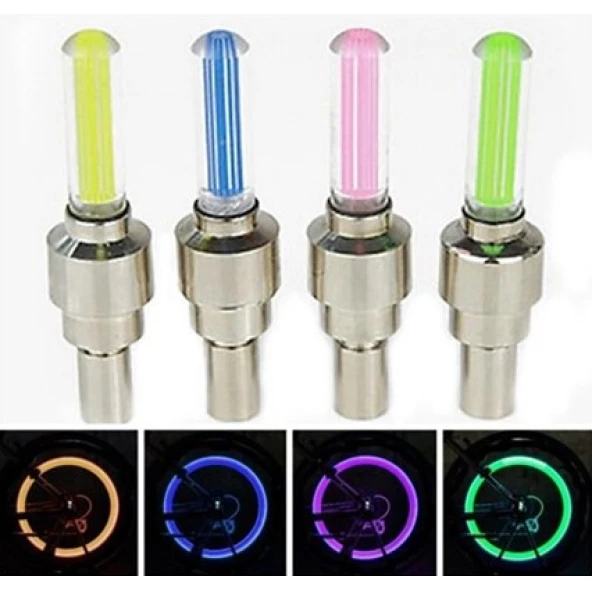 HAREKETE DUYARLI SENSÖRLÜ IŞIKLI SİBOP KAPAĞI 2 ADET LED LAMBA ürün görseli 1