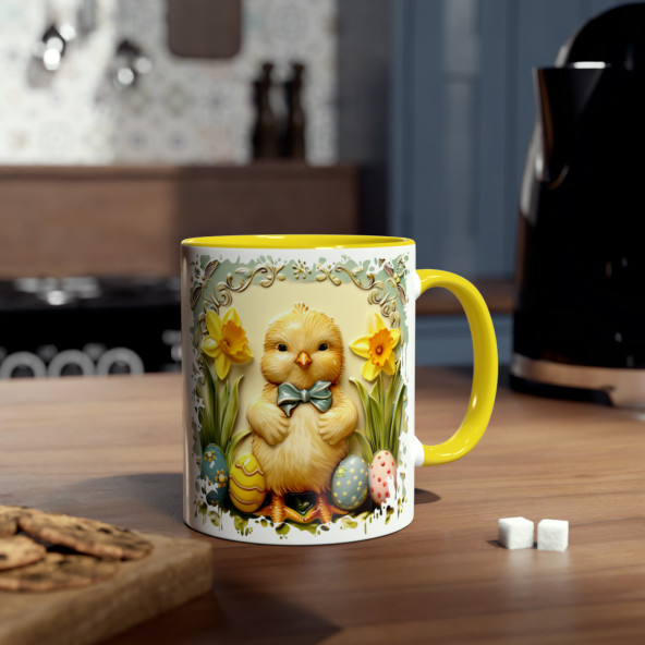 Sarı Ördek Yavrusu Kupa Bardak Baskısı - 6