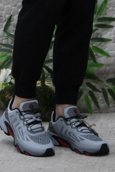 Lumberjack Magıc Gri Rahat Akıllı Bağçıklı Orijinal Ürün Erkek Spor Ayakkabı - Resim 2