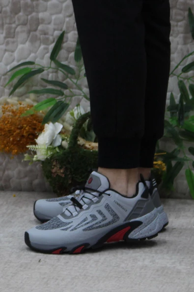 Lumberjack Magıc Gri Rahat Akıllı Bağçıklı Orijinal Ürün Erkek Spor Ayakkabı - Resim 3